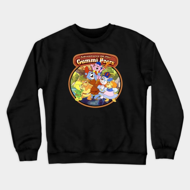 Gummi Bears Vintage Image Crewneck Sweatshirt by morrise